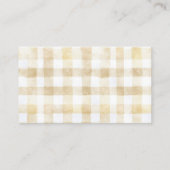 Cannoli Neutral Beige Italian Baby Shower Diaper エンクロージャーカード (裏面)