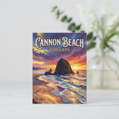 Cannon Beach Oregon ポストカード (スタンド正面)