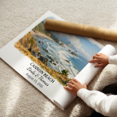 Cannon Beach Oregon Poster, Watercolor, Custom ポスター
