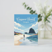 Cannon Beach USA ポストカード (スタンド正面)