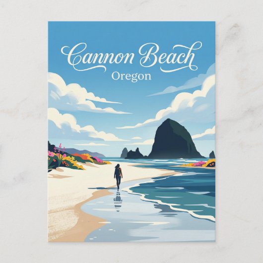 Cannon Beach USA ポストカード (正面)