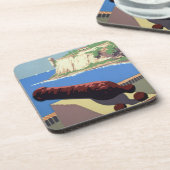 Cannon El Morro Fortress Puerto Rico Caribbean Sea コースター (左側)