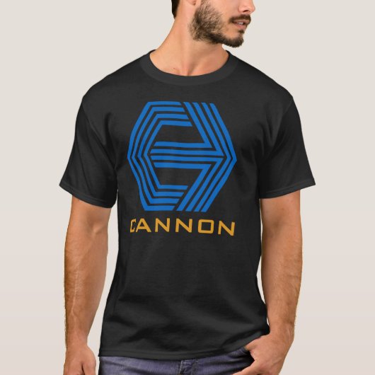 Cannon FilmsロゴtシャツクラシックTシャツ Tシャツ (正面)