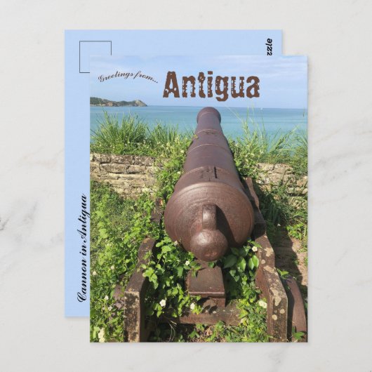 Cannon in Antigua ポストカード (正面/裏面)