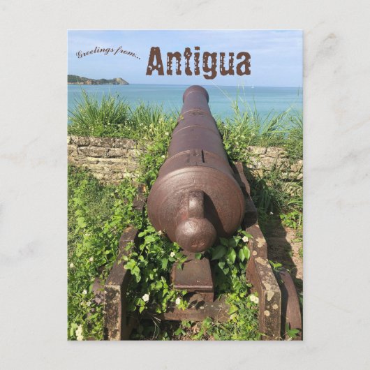 Cannon in Antigua ポストカード (正面)