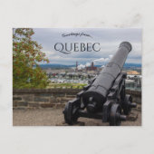 Cannon in Quebec Canada ポストカード (正面)