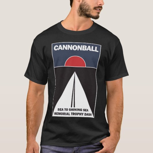 cannonball run in movie gift tシャツ (正面)
