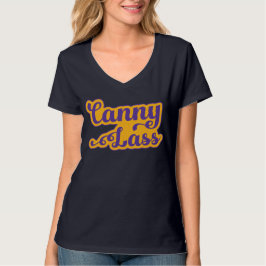 Canny Lass, Geordie Slang T-Shirt, Newcastle Tシャツ