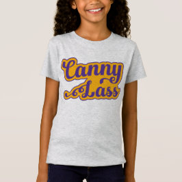 Canny Lass, Geordie Slang T-Shirt, Newcastle Tシャツ