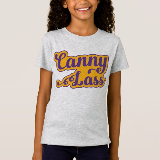 Canny Lass, Geordie Slang T-Shirt, Newcastle Tシャツ (正面)