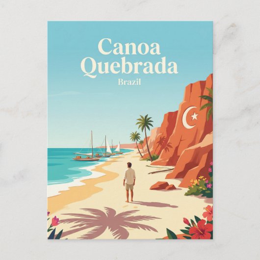 Canoa Quebrada Brazil ポストカード (正面)