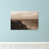 Canoa Quebrada - falésia1 キャンバスプリント (インサイチュ (ウッドフロア))
