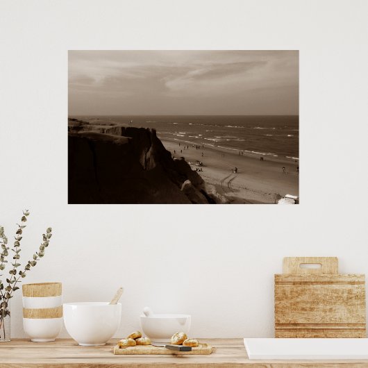 Canoa Quebrada - falésia1 ポスター (キッチン)