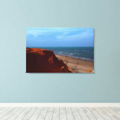 Canoa Quebrada - falésia キャンバスプリント (インサイチュ (ウッドフロア))