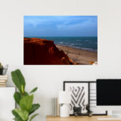 Canoa Quebrada - falésia ポスター (ホームオフィス)