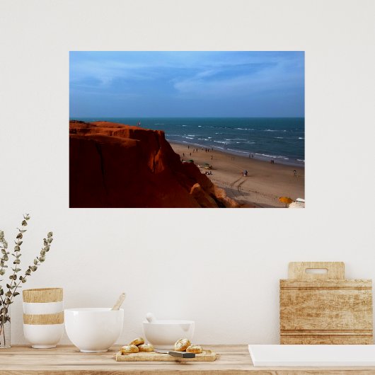 Canoa Quebrada - falésia ポスター (キッチン)
