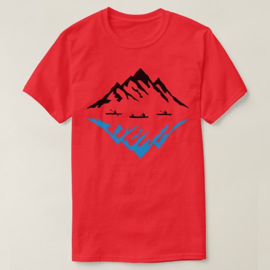 Canoe amp Mountains 2 Tシャツ (デザイン正面)