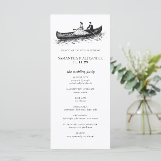 Canoe Couple Ceremony Program (スタンド正面)