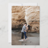 Canoe Couple Wedding セーブザデート (裏面)