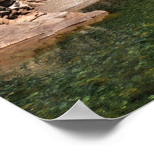 Canoe Meadows Kananaskisカナダ写真 ポスター (角)