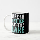 Canoeing Rafting Life Is Better At The Lake Nature コーヒーマグカップ (左)