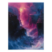 Cañón Celestial: Majestuosa Grieta Cósmica ポスター (正面)