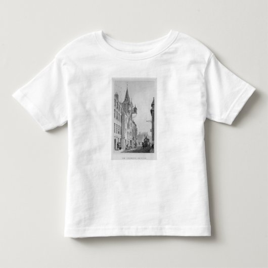 Canongate Tolbooth、エジンバラ トドラーTシャツ (正面)
