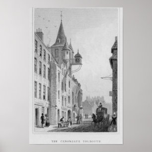 Canongate Tolbooth、エジンバラ ポスター