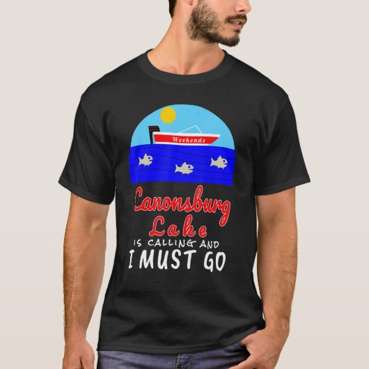 Canonsburg Lake Pennsylvania Souvenir Tシャツ (正面)
