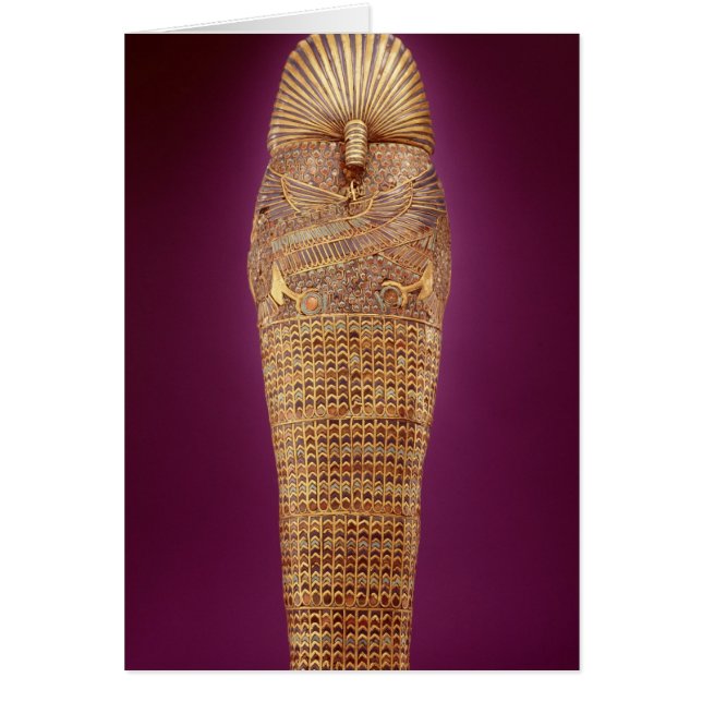 canopic棺の1つの背面図 (正面)