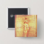 canopic神社の女神Selket 缶バッジ (正面&裏面)