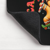 Can't Catch Me Groovy Christmas Gingerbread Man Bo マウスパッド (コーナー)