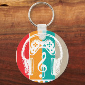 Cant Hear You Im Gaming キーホルダー (正面)