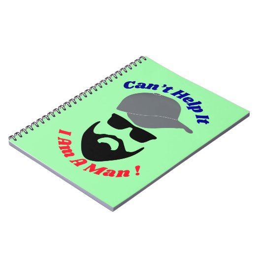 Can't Help It, I Am A Man! ノートブック (左側)
