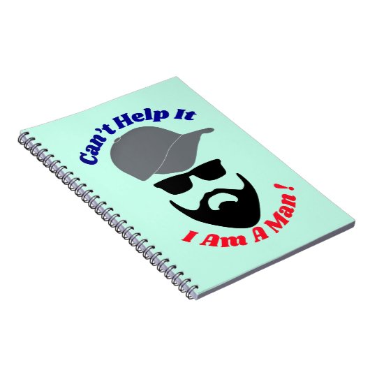 Can't Help It, I Am A Man! ノートブック (右側)