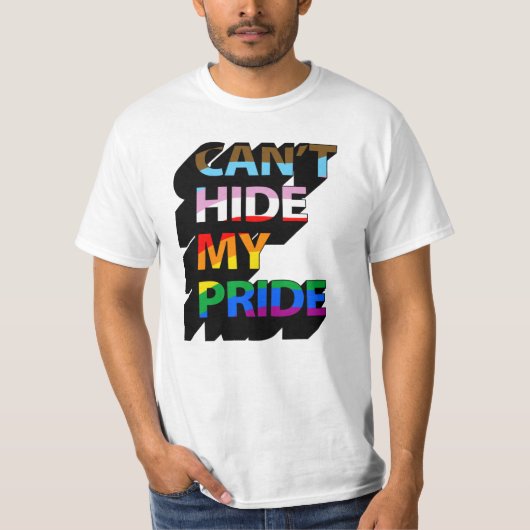 Can't Hide My Pride 3D Tシャツ (正面)