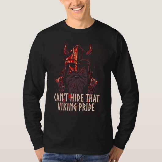 Cant Hide That Viking Pride Norwegian Norse Norway Tシャツ (正面)