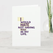 Cant Live Without You Card カード (正面)