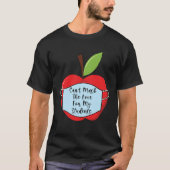 Cant Mask Teacher Student Virtual Social Distance  Tシャツ (正面)