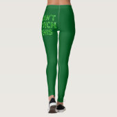 Can't Pinch This Irish Green  Women's Leggings レギンス (裏面)