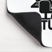 Can't Talk In The Studio Music Production Record マウスパッド (コーナー)