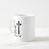 Can't Throw Stones While Washing Feet Motivational コーヒーマグカップ (正面左)