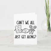 Can't We All Just Get Along Rock Paper Scissors Ga カード (正面)