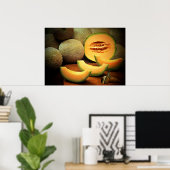 Cantaloupe Print ポスター (ホームオフィス)