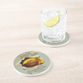 Cantaloupe Seed Advertising Antique Art コースター (側面)