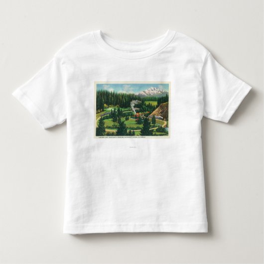 Cantaraのループの空中写真、サクラメント トドラーTシャツ (正面)