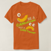 CanTaropeではなくCantAloupeの絵文字で前向きある Tシャツ (デザイン正面)