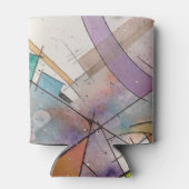 CANTATAインパステル専攻の抽象芸術アート 缶クーラー (裏面)