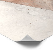 CANTATAインパステル専攻の抽象芸術ウォーターカラーアート ポスター (角)