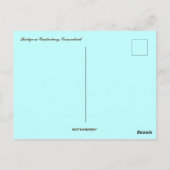 Canterbury Connecticutにブリッジ ポストカード (裏面)